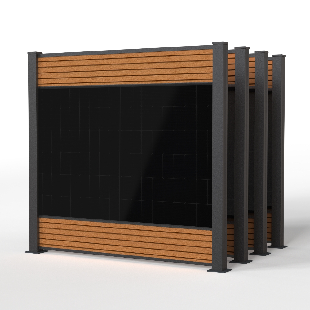 Zaunkraftwerk ELEGANZA 1600W (7,4m Länge)
