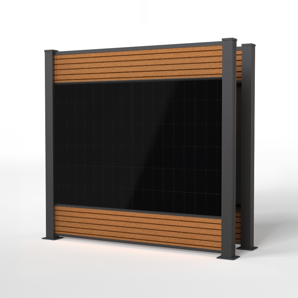 Zaunkraftwerk ELEGANZA 800W (3,7m Länge) 