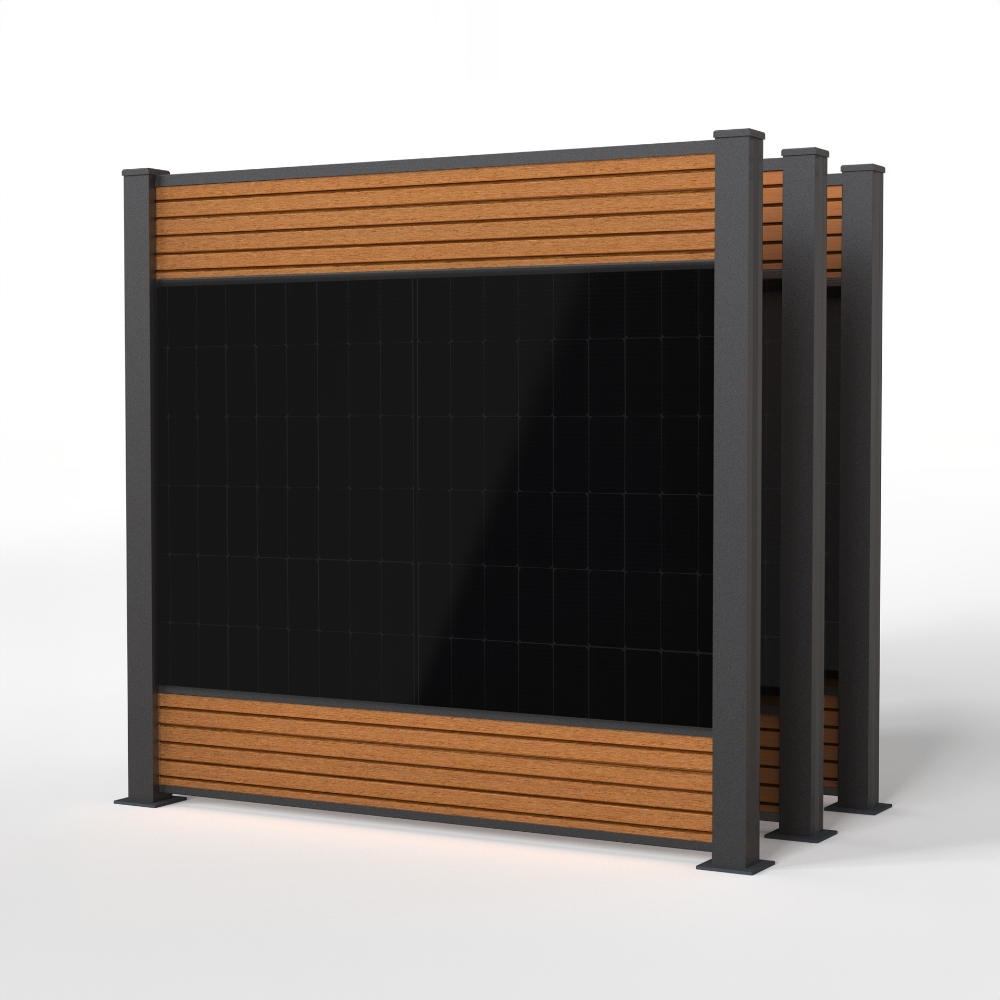 Zaunkraftwerk ELEGANZA 1200W (5,55m Länge)